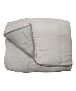 Couette imprimée double face 240x260 cm Pois rose - Rose