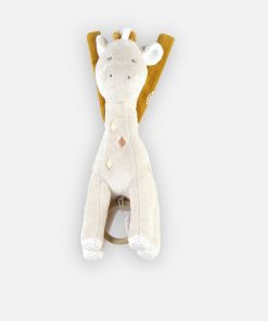 Peluche musical Tiga en Veloudoux, beige/ocre - Beige
