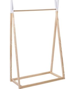 Penderie scandinave blanche pour enfant - Beige
