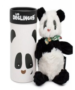 Peluche Simply Rototos le Panda (22 cm) - Noir
