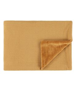 Couverture 75x100cm COCOON brun - Marron