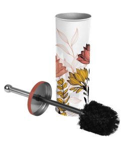 Brosse WC métal Amelina - Blanc