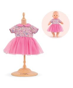 Robe Rose Pays des Rêves pour poupon 36 cm - N/A