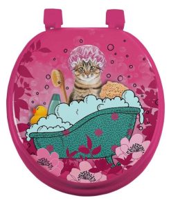 Abattant WC MDF Chatibulle - Rose