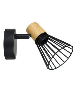 Applique spot orientable Eloiz - Noir