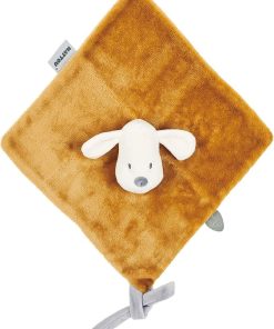 Nattou doudou chien caramel Charlie - Marron