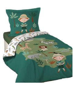 Parure Housse de couette Intrepide Explorateur - Vert