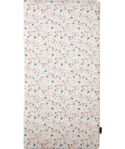 Candide - Matelas bébé de voyage 60x120cm Terrazzo - Blanc Vert