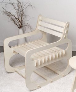 Rocking chair 'SIMPLICITY' 'TODAY' - Beige
