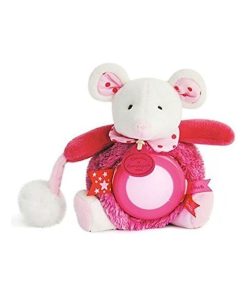 doudou Doudou et compagnie Souris Rose DC3052 Lovely Veilleuse - Rose