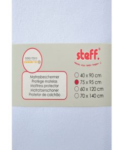Steff - Protège matelas - Alèse - impermeable sur couche de PU - OEKO-TEX standard 100 - Blanc
