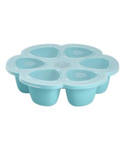 Moule de congélation multi portions silicone bleu (6 x 90 ml) - Bleu