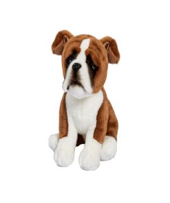 Peluche Boxer Assis 30 Centimetre - Multicolore