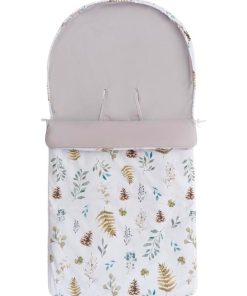 Chancelière universelle en satin de coton, Natura - Gris