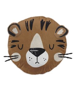 Coussin Diego le tigre - Marron