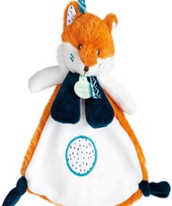 Coffret Doudou Plat Tiwipi Renard (23 Cm) - N/A