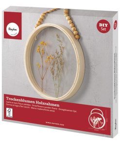 Kit suspension ronde en fleurs séchées - Multicolore