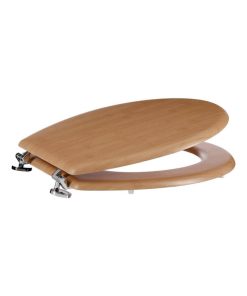 Abattant WC imitation bambou - Marron