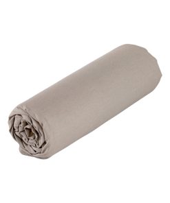 Drap dousse bébé enfant pour lit 60x120 cm 100% coton Bio 57 fils - Gris taupe