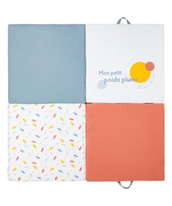 Tapis câlin 3 en 1 - 24kg/m3 - Plumes - Multicolore