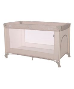 Lit parapluie bébé / Lit pliant berceau à 1 niveaux lit de voyage Lit d'appoint Torino - Beige