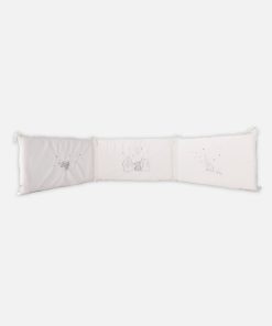 Tour de lit Veloudoux Anna & Milo - Gris