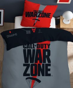 Parure de lit 'Call of Duty' - 1 personne - noir/gris