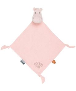 Doudou Nattou Hippo Tetra Lange rose Plat - Susie et Bonnie - Rose