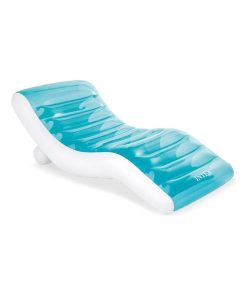 Fauteuil lounge piscine gonflable Lagon - Bleu