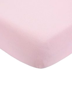 Drap housse bébé Trois Kilos Sept - Rose clair