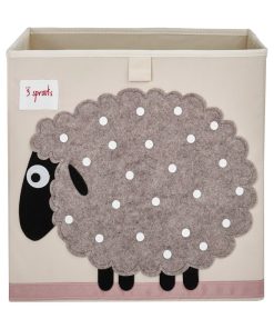 Cube de rangement Mouton (33,5 x 33,5 cm) - Gris