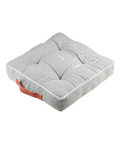 Coussin de sol 45x45 cm Yacht naturel coton - Beige