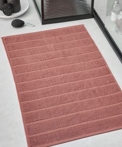 Tapis de bain 80 x 50 cm - Terracotta