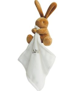 doudou Babynat Lapin Marron 15cms BN3521 Les Naturels Pantin - Marron