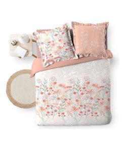 Parure housse couette Magdalena - Rose
