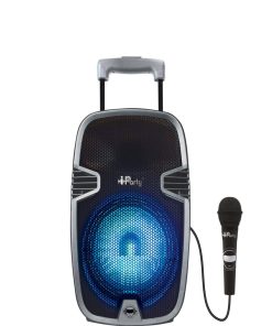 Bluetooth® Karaoke Audio System 8’’ Avec Roulettes, Lumières Et Micro - N/A