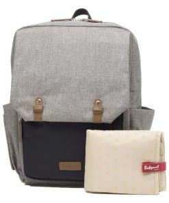 Sac à dos à langer George gris - Gris