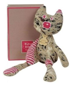 doudou Histoire d'ours Chat Rose HO2025 Bric a Brac Pantin - Rose