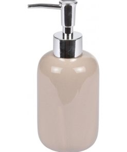 Distributeur de Savon Vitamines Céramique Taupe - Gris taupe