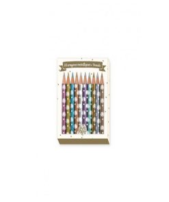 10 Crayons Métalliques Chic - N/A