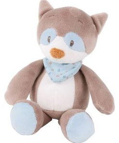 Doudou Nattou Raton Laveur Marron Pantin - Jim & Bob - Marron