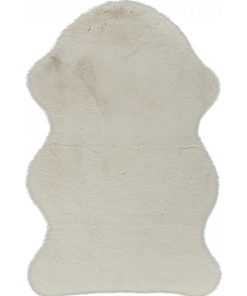 Tapis shaggy 60x90 SUPER DOUX Beige idéal pour l'entrée - Beige