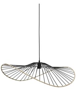Suspension métal corde Bahia - Noir