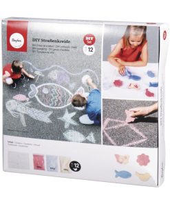 Coffret DIY pour fabriquer des craies colorées - N/A