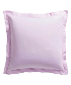 Taie d'oreiller uni '57FILS' 'TODAY' - Rose
