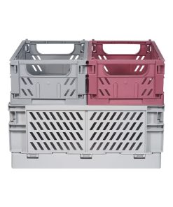 Caisses de rangement Clara, set de 3 - Gris Rose Gris