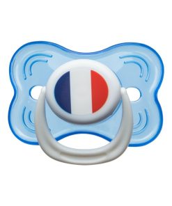Sucette Foot France - 3ème âge - Bleu