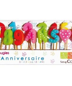 30 bougies d'anniversaire 1-2-3 ans - N/A
