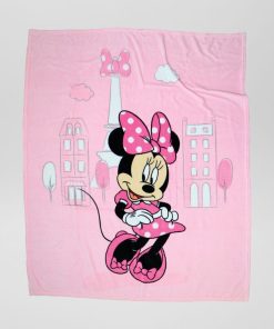 Plaid polaire 'Minnie' - Rose