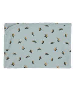 Couverture cotton 75x100cm PEPPY PENGUIN - Bleu